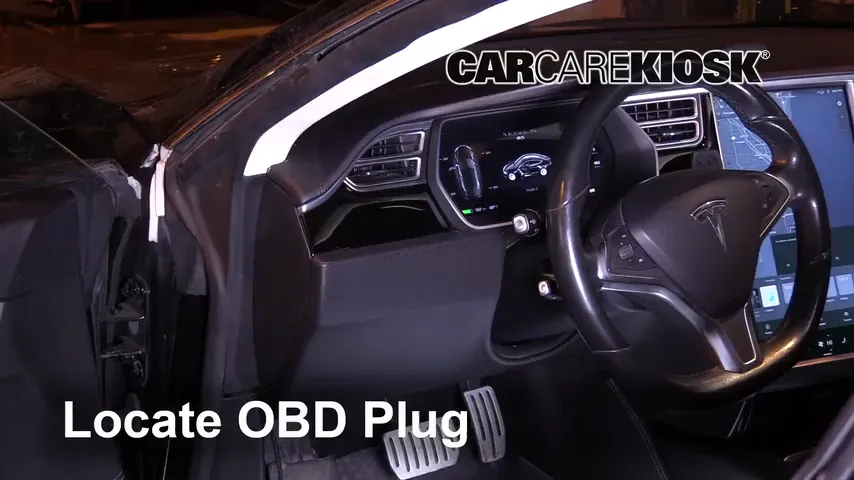 2014 Tesla S Electric Compruebe la luz del motor Diagnosticar